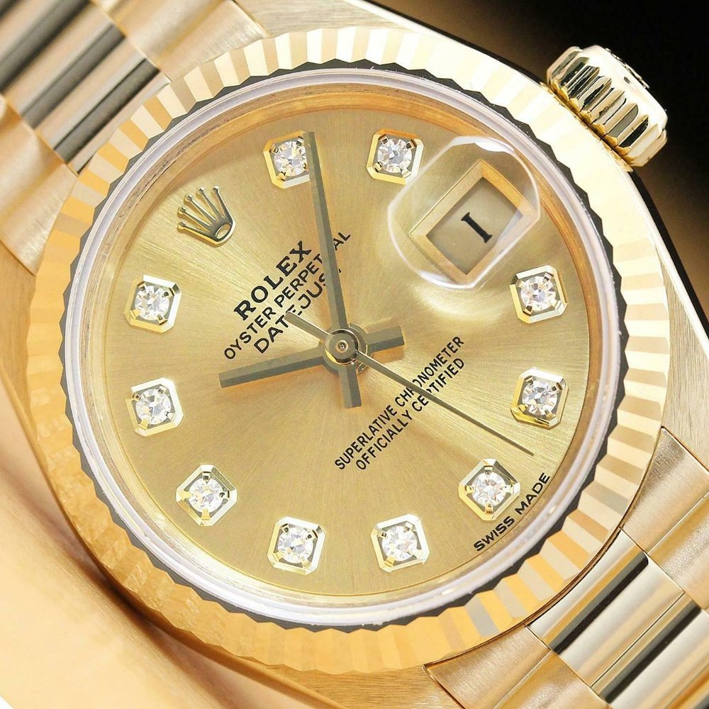 Sale! Rolex President Ladies 18kt Yellow Factory Watch w/ Box + Hang tag